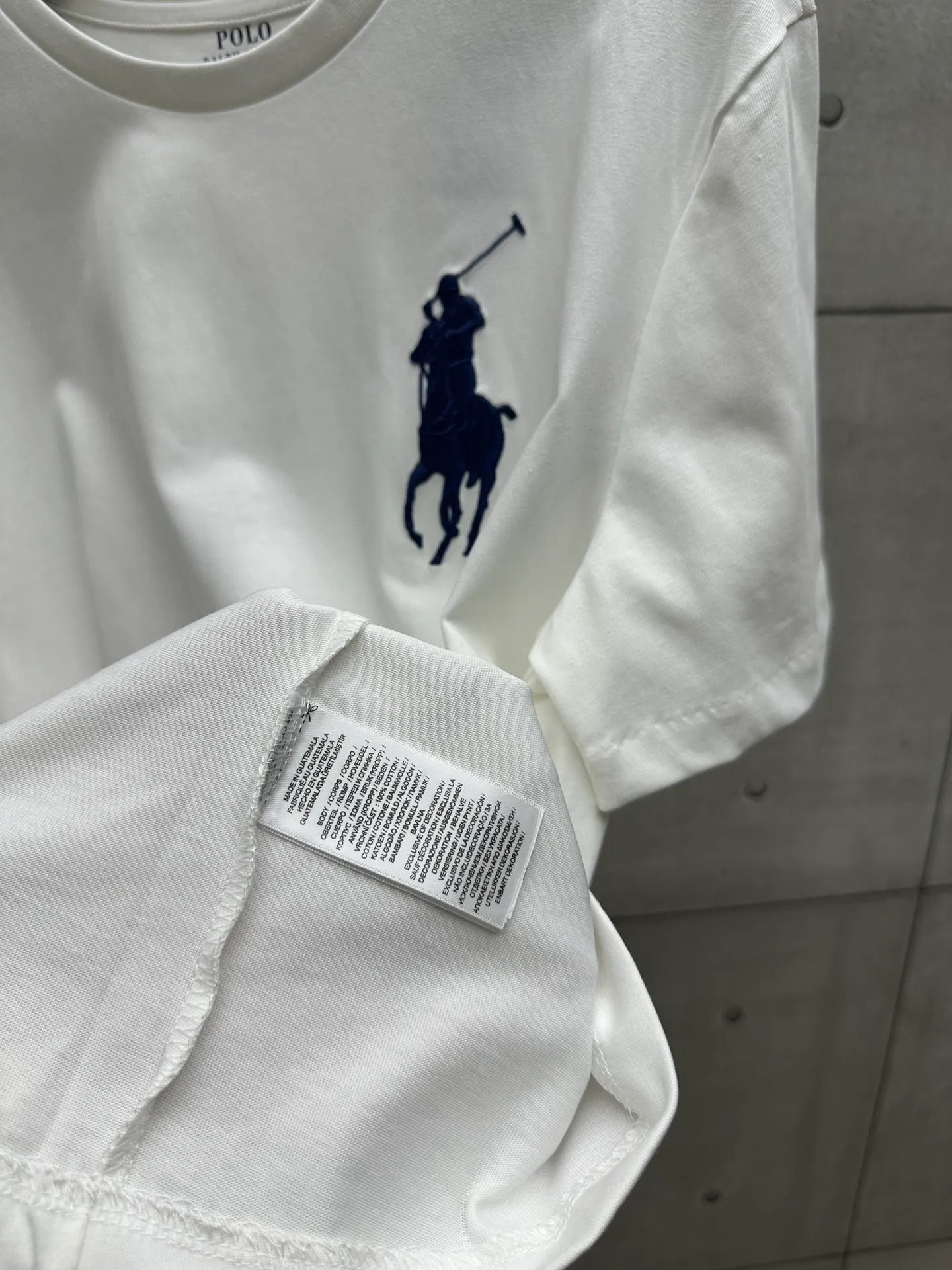 P150 #011 Ralph lauren Ralph Lauren series uses 260G high-definition fabrics, Behringer 1000-needle embroidery restores ZP, complete three-label accessories, color: white, black, size: S M L XL